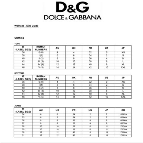 jeans dolce gabbana|Dolce & Gabbana jeans size chart.